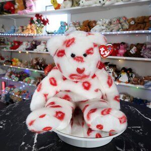 TY Beanie Buddy - Smooch the Kisses Bear